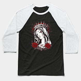 Virgin Mary Baseball T-Shirt